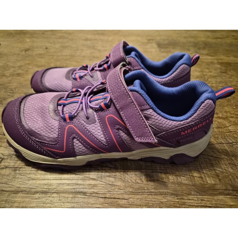 Merrell MK164469 Purple Trail Sneakers Kids 6W Hiking Shoes M-Select GRIP